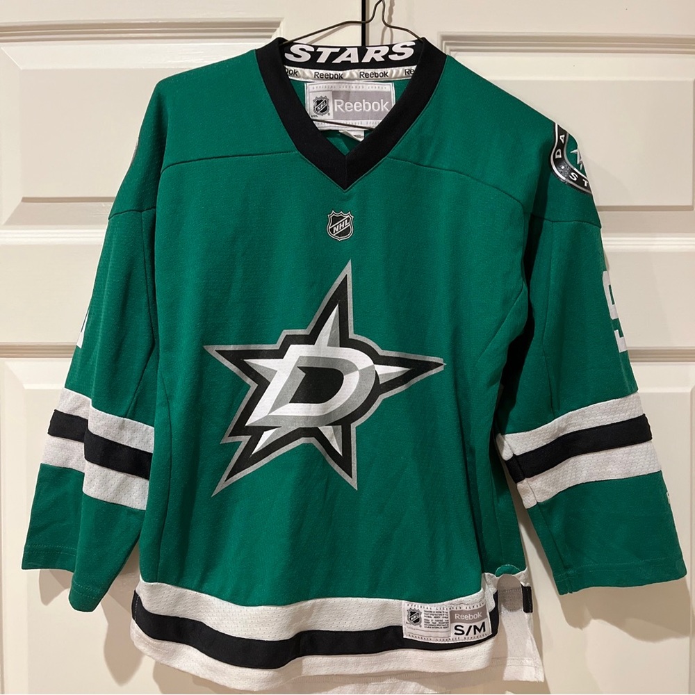 Reebok Dallas Stars Tyler Seguin NHL Hockey Jersey Youth Size S/M Green